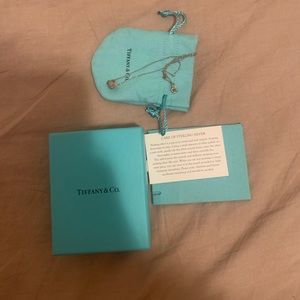 Tiffany and co silver necklace